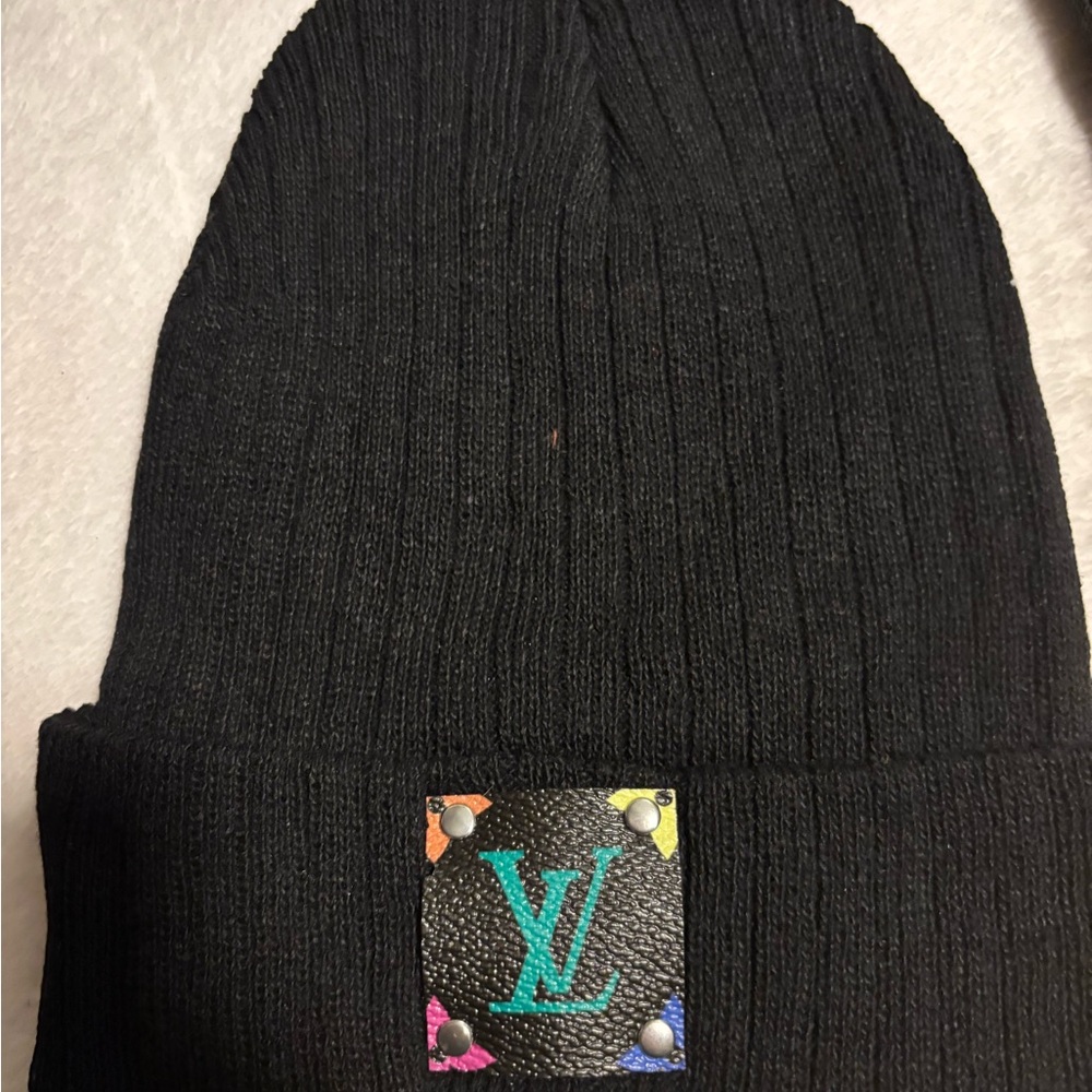 Luxury Designer knit beanie hat.  COA